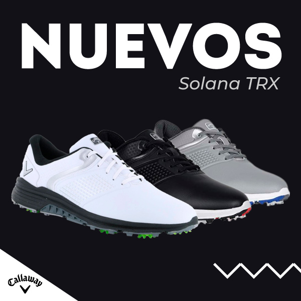 El zapato Callaway Solana TRX para golf es liviano e impermeable, callaway busca que sus zapatos sean “mejores que la mayoría”...