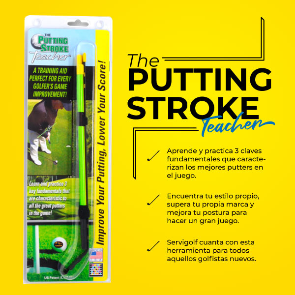 Las varas Putting Stroke Teacher son la herramienta perfecta para todo aquel golfista en incursión; brinda los fundamentos para el juego...