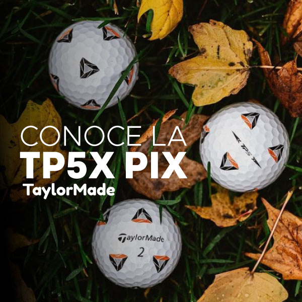 Las bolas TaylorMade TP5x PIX son la elaboración conjunta con Rickie Fowle y presentan el alto nivel de rendimiento y personalidad.