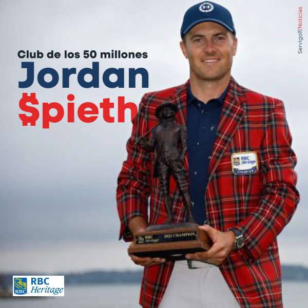 La increíble victoria de Jordan Spieth en el RBC Heritage, torneo del PGA Tour, le permitió al jugador nacido en Texas, alcanzar una marca...